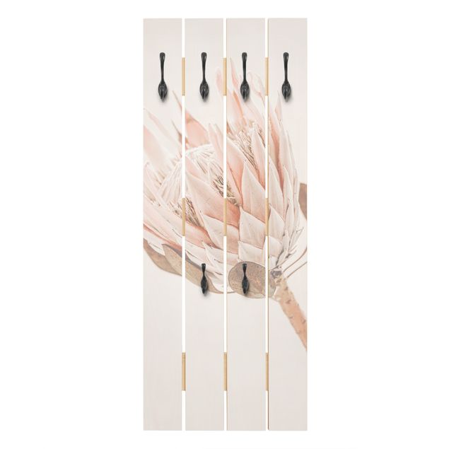 Wandkapstokken houten pallet Protea Queen Of Flowers