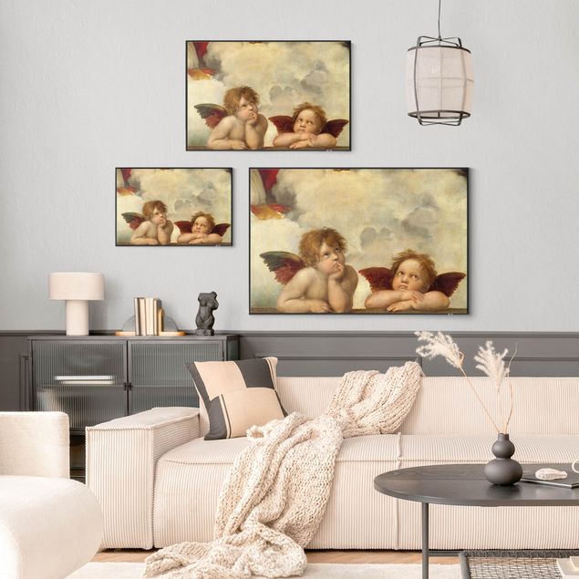 Verwisselbaar schilderij - Rafael - The Two Cherubs