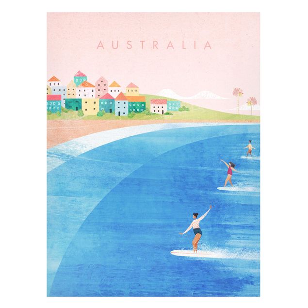 Magneetborden - Travel poster - Australia
