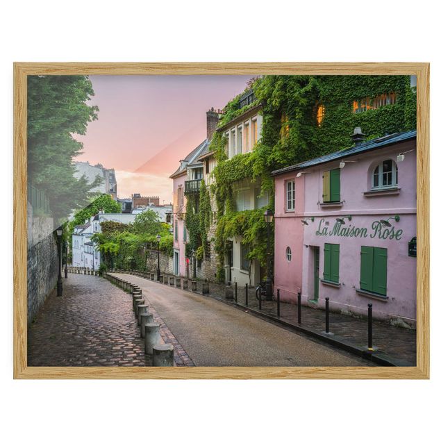 Ingelijste posters Rose Coloured Twilight In Paris
