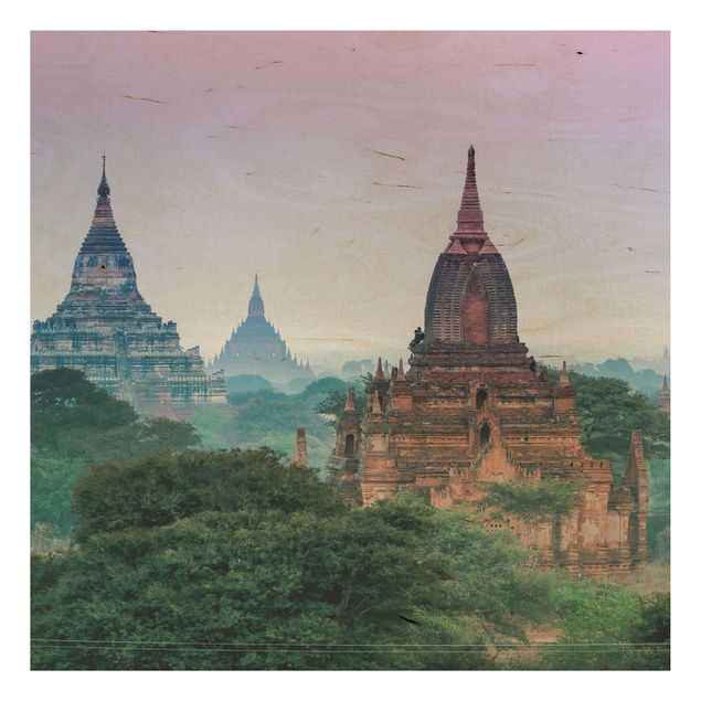 Houten schilderijen Temple Grounds In Bagan