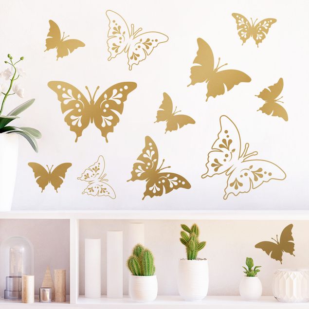 Muurstickers vlinders Decorative Buttterflies Ornaments