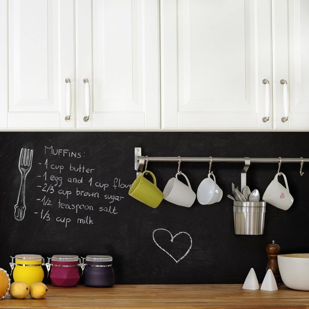 Zelfklevende krijtbordfolie Kitchen - DIY Chalkboard Wallpaper