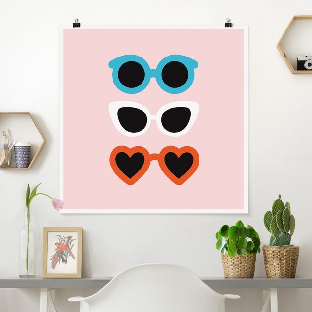 Poster - Sunglasses Tricolore