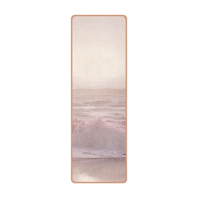 Yogamat kurk Sunset In Pale Pink