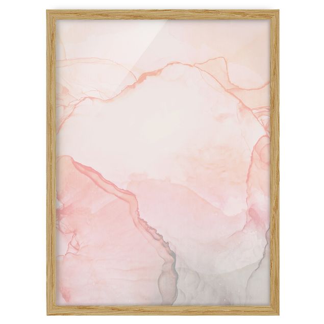 Ingelijste posters Play Of Colours Pastel Cotton Candy