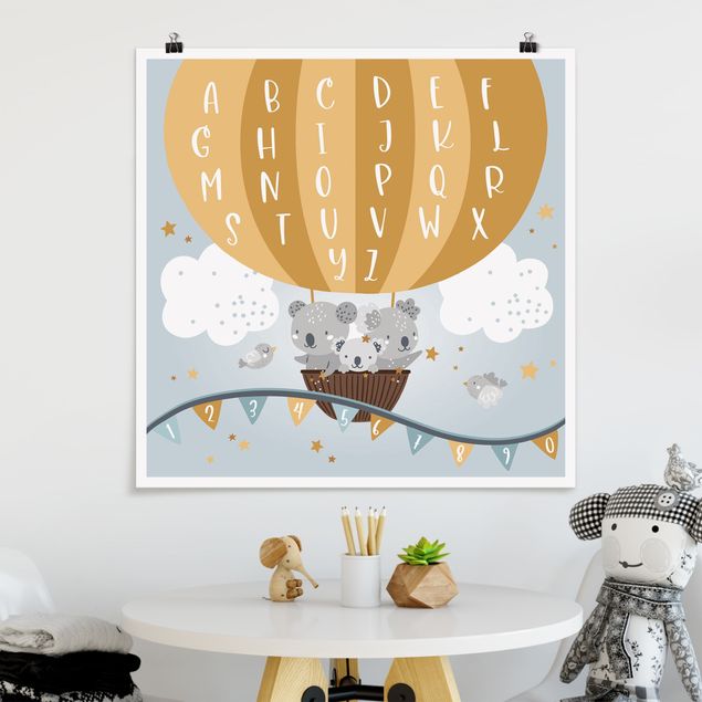 Posters ABC - Learning Easily with Koalas