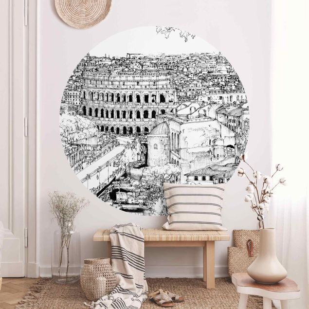 Behangcirkel City Study - Rome
