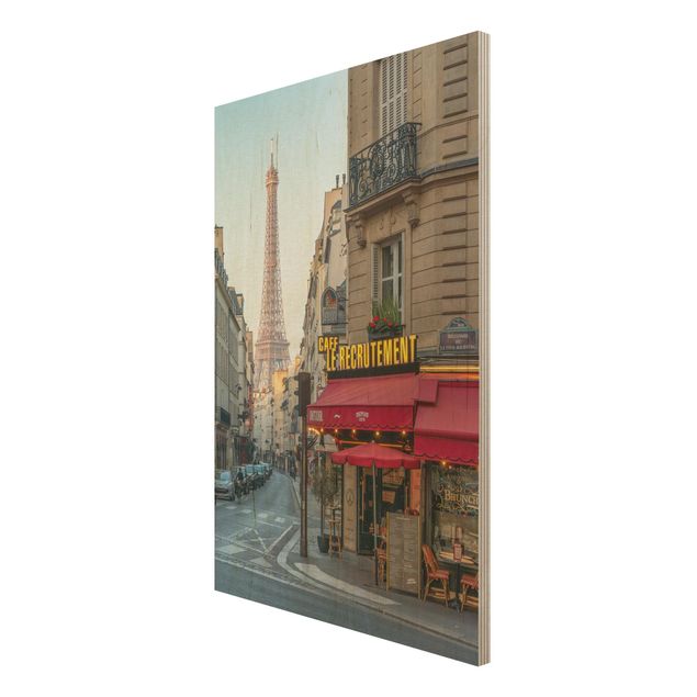 Houten schilderijen Streets Of Paris