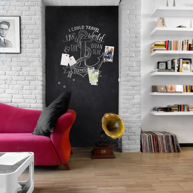 Magneetbordfolien Blackboard self-adhesive - Home Office