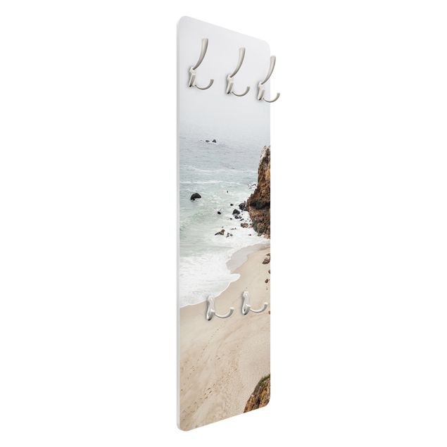 Wandkapstokken houten paneel - Gloomy Malibu