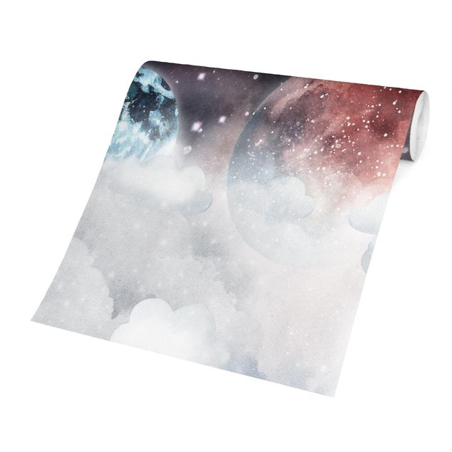 Fotobehang - Universe Enveloped In Clouds