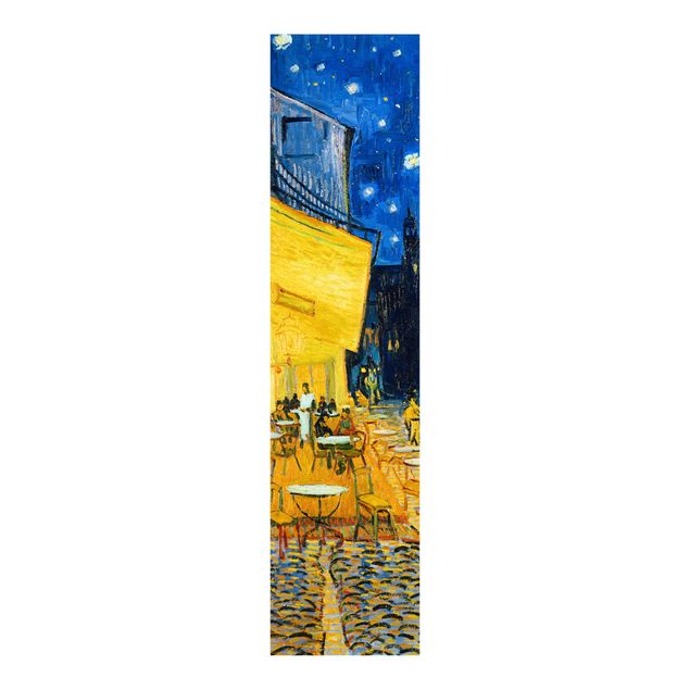 Schuifgordijnen Vincent van Gogh - Café Terrace at Night