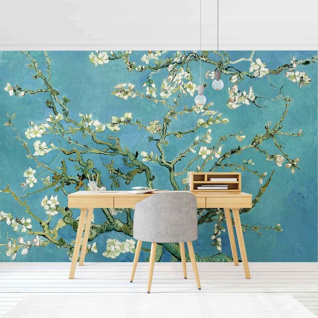Fotobehang Vincent Van Gogh - Almond Blossoms