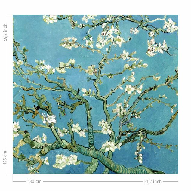 gordijnen voor raam Vincent Van Gogh - Almond Blossom
