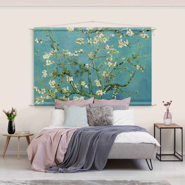 Wanddoek bos Vincent Van Gogh - Almond Blossom