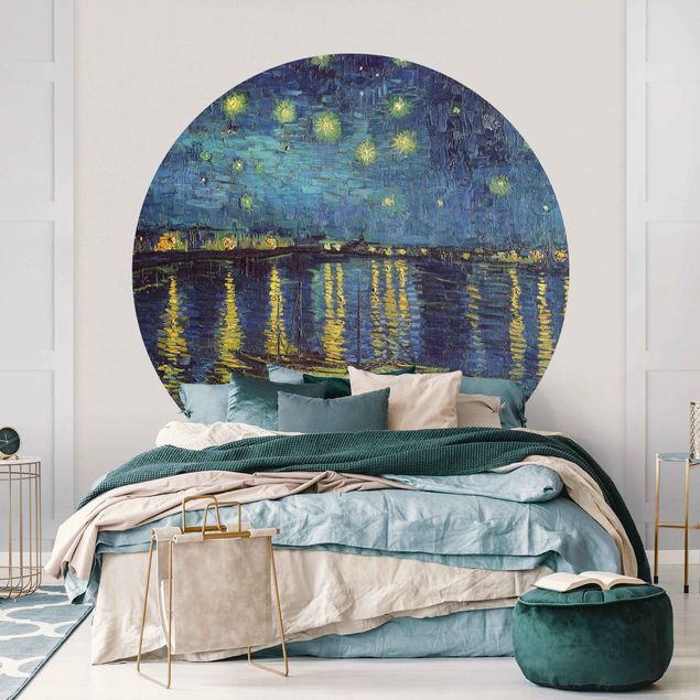 Behangcirkel Vincent Van Gogh - Starry Night Over The Rhone