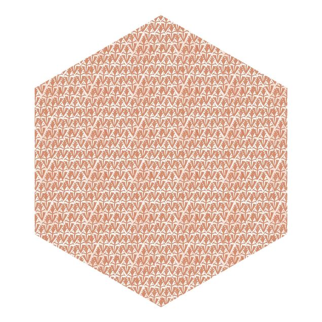 Hexagon Behang Vintage Pattern Art Deco Rhombuses