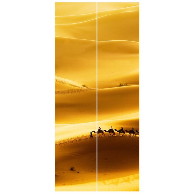 Deur behang Golden Dunes