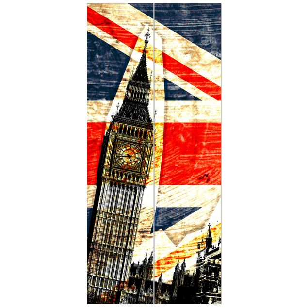 Deur behang This Is London!