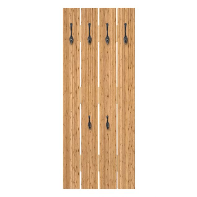 Wandkapstokken houten pallet Bamboo