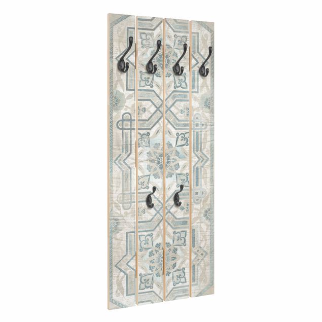 Wandkapstokken houten pallet Wood Panels Persian Vintage III