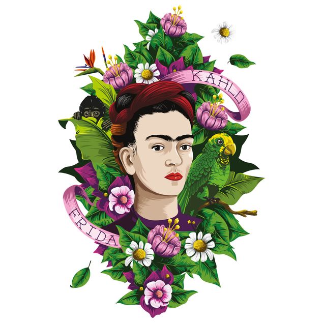 Muurstickers Frida Kahlo - Frida
