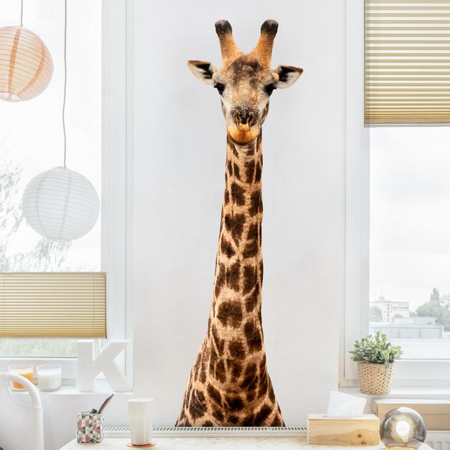 Muurstickers Afrika Giraffe head