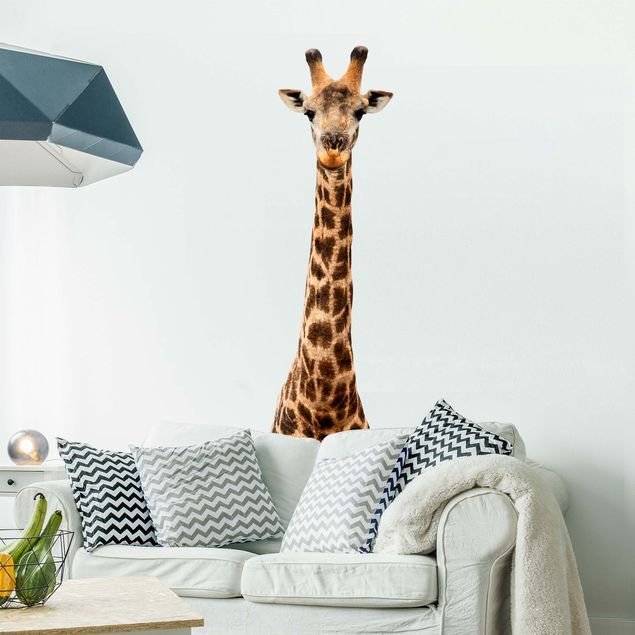 Muurstickers Giraffe head