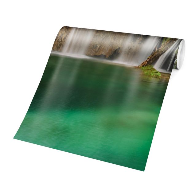 Fotobehang Waterfall Plitvice Lakes