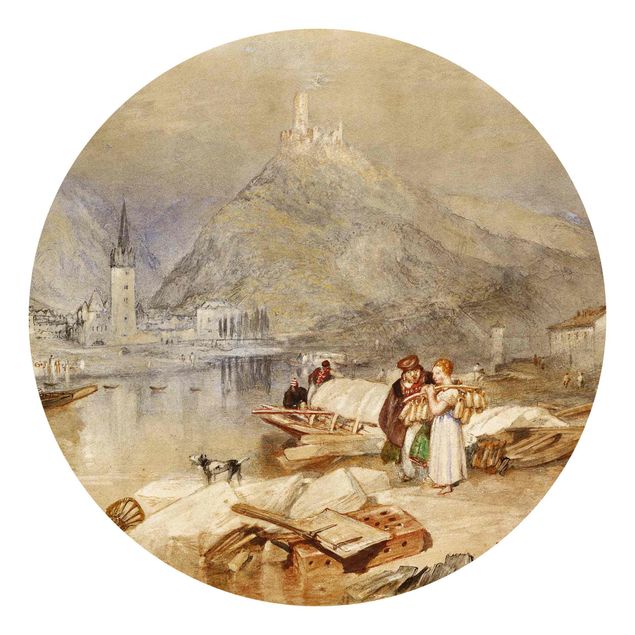 Behangcirkel William Turner - Bernkastel On The Moselle