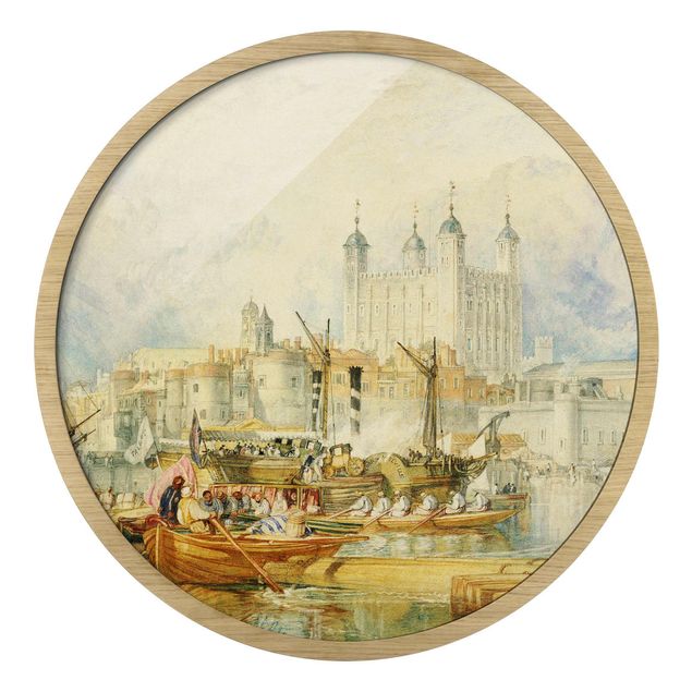 Rond schilderijen William Turner - Tower of London