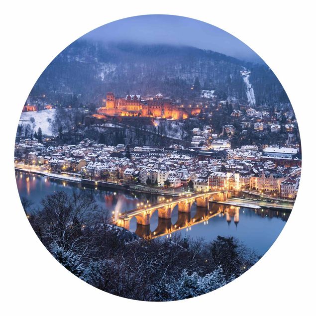 Behangcirkel Heidelberg In The Winter