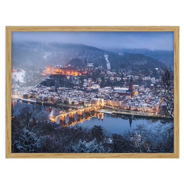 Ingelijste posters Heidelberg In The Winter