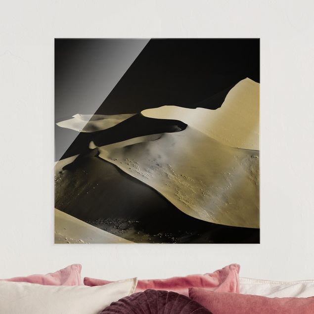 Glas Magnetboard Desert - Abstract Dunes