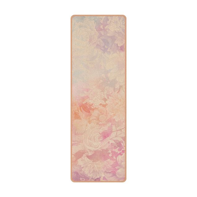 Yogamat kurk Delicate Blossom Dream In Pastel