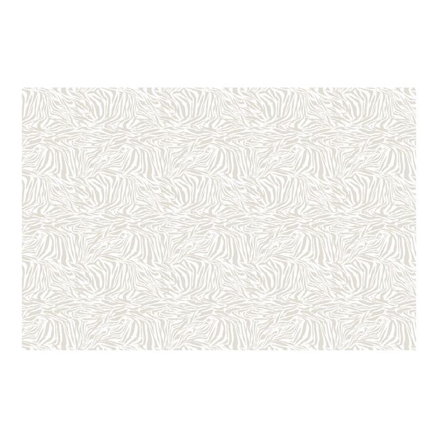 Patroonbehang Zebra Design Light Grey Stripe Pattern
