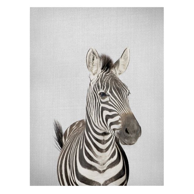 Leinwandbild - Zebra Zilla - Hochformat 3:4